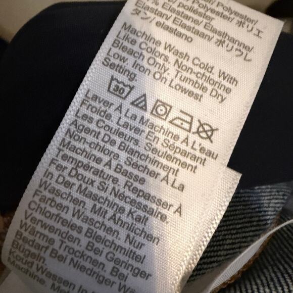 J.Crew 29 Maternity Panel Skinny Jeans Blue Denim Stretch Reimagined Pregnancy - Picture 8 of 9